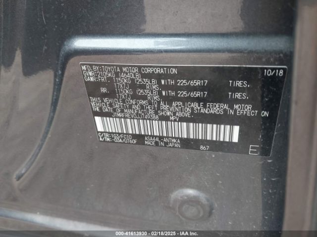 JTMRFREV0JJ749388 Toyota Rav4 Adventure/xle