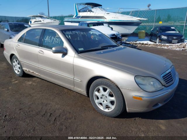 Auction sale of the 2002 Mercedes-benz S 430, vin: WDBNG70J92A241196, lot number: 41614084