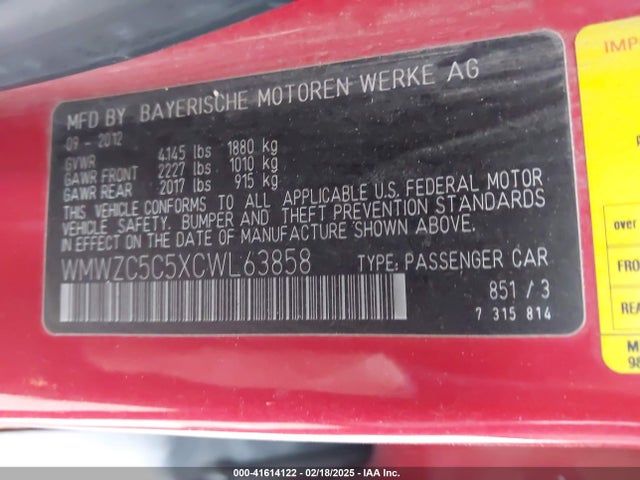 2012 MINI COOPER S COUNTRYMAN WMWZC5C5XCWL63858 Photo 8