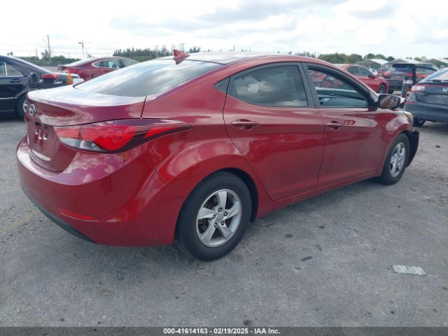 5NPDH4AE0FH650356 Hyundai ELANTRA SE