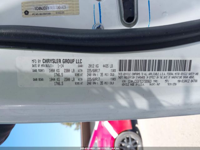 1C4NJCEB7ED739963 Jeep Compass Latitude