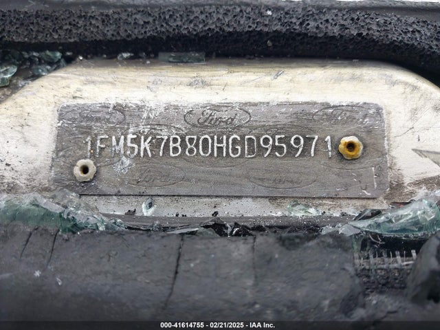 1FM5K7B80HGD95971 Ford Explorer