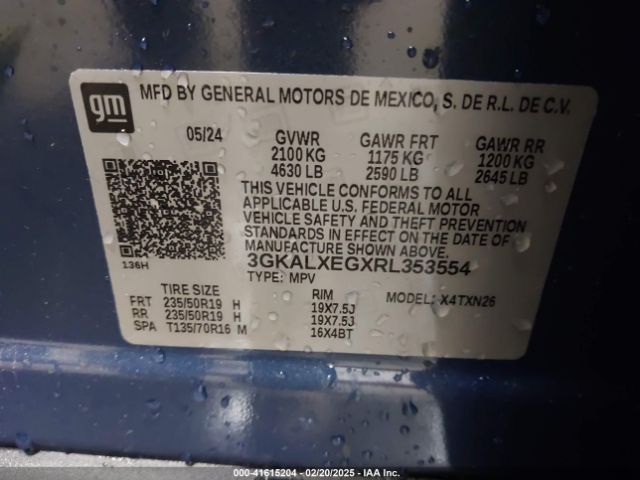 3GKALXEGXRL353554 GMC Terrain Awd Denali