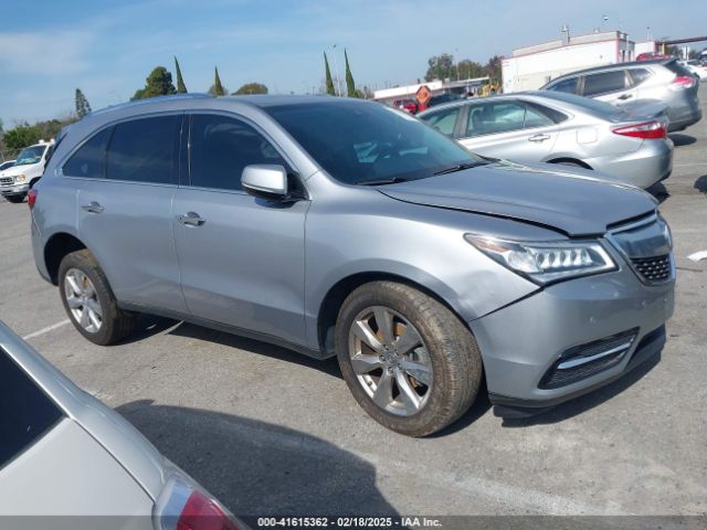 5FRYD3H91GB015807 Acura Mdx Advance   Entertainment Packages/advance Package