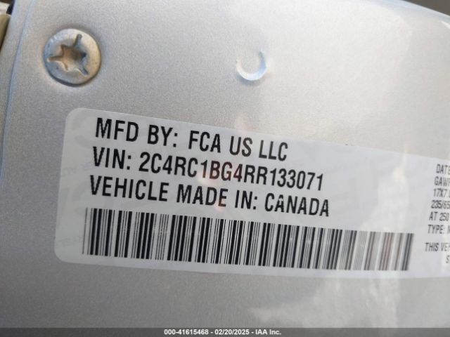 2024 CHRYSLER PACIFICA 2C4RC1BG4RR133071 Photo 8
