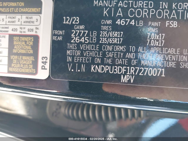 KIA Sportage Lx 2024 KNDPU3DF1R7270071 Image 9