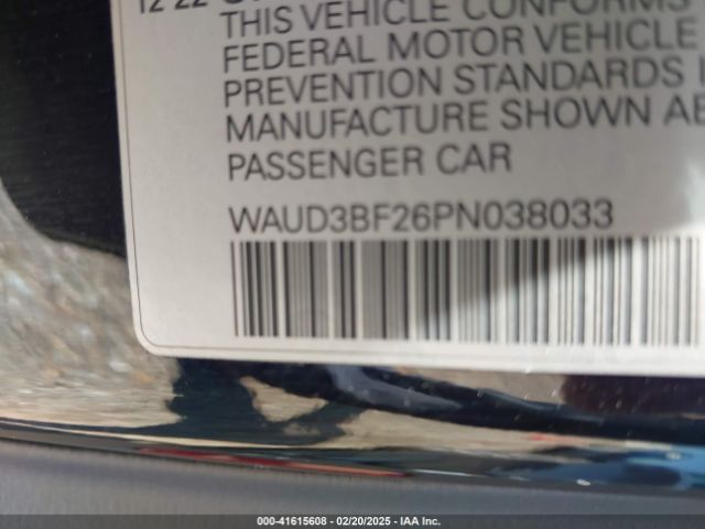 WAUD3BF26PN038033 Audi A6 Premium 45 Tfsi Quattro S Tronic