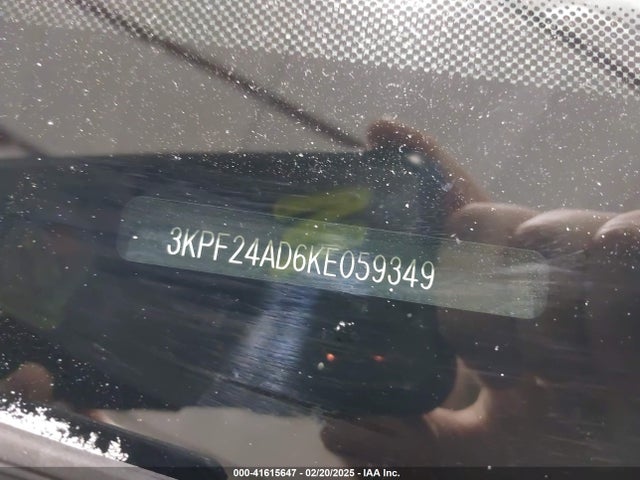 3KPF24AD6KE059349 KIA Forte Lxs
