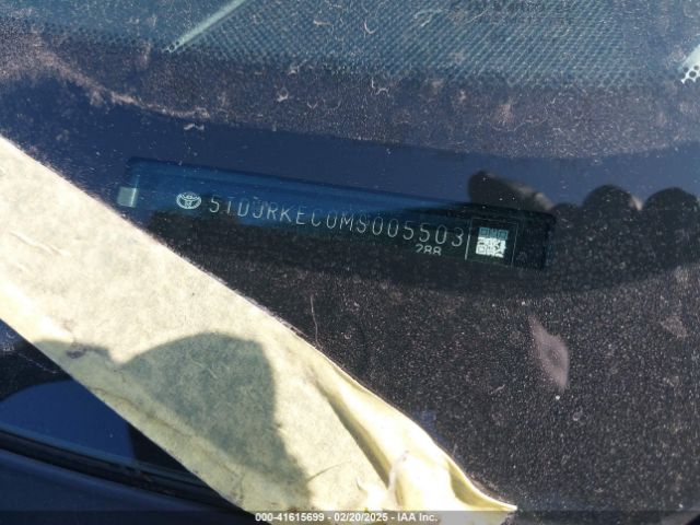 5TDJRKEC0MS005503 Toyota SIENNA XLE