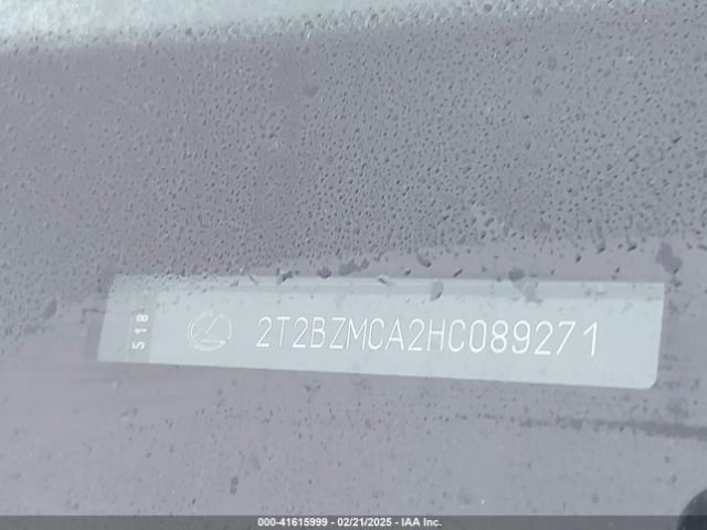 2T2BZMCA2HC089271 Lexus RX 350
