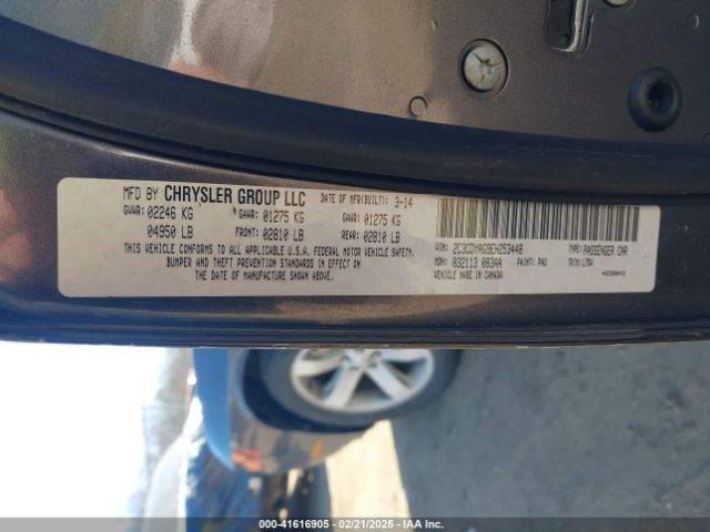 2C3CDYAG9EH253448 Dodge Challenger Sxt