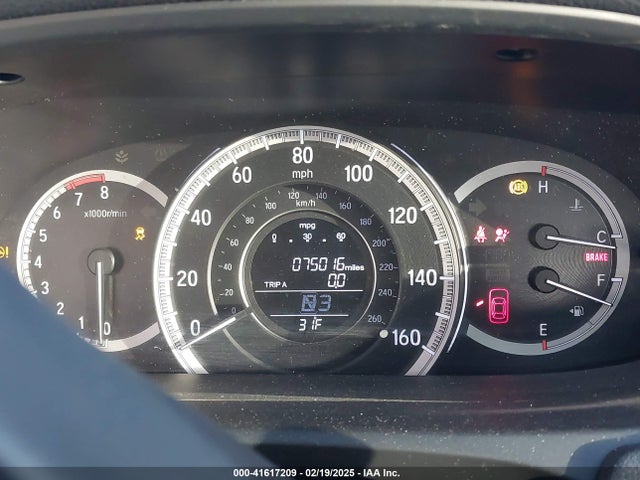 1HGCR2F84HA092619 Honda Accord Ex-l