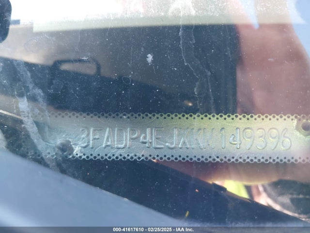 Ford FIESTA SE 2019 3FADP4EJXKM149396 Image 9