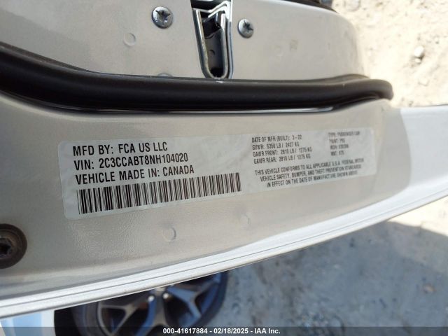 2C3CCABT8NH104020 Chrysler 300 S