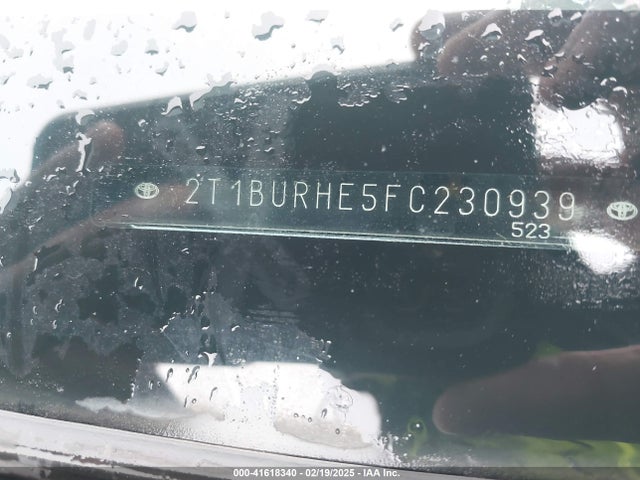 Toyota COROLLA LE 2015 2T1BURHE5FC230939 Image 9