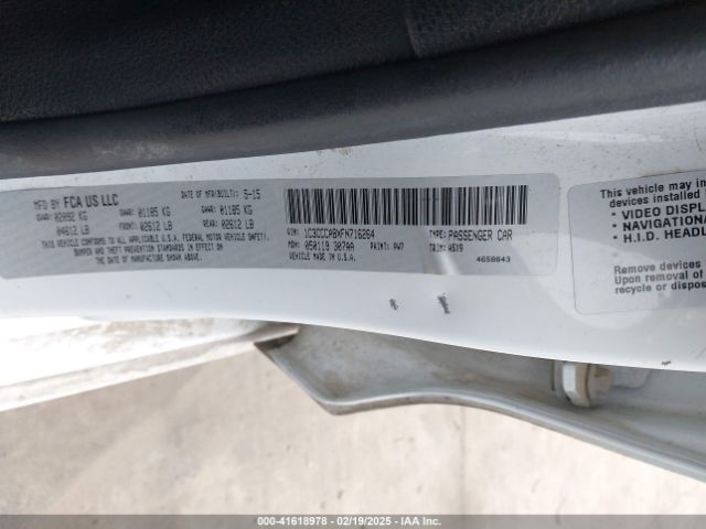 2015 CHRYSLER 200 1C3CCCABXFN716264 Photo 8