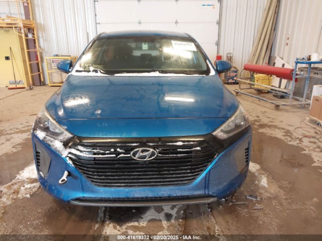 KMHC65LC1HU036827 Hyundai Ioniq Hybrid Blue