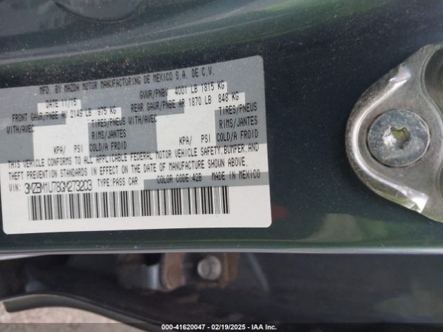 3MZBM1U78GM273203 Mazda Mazda3 I Sport