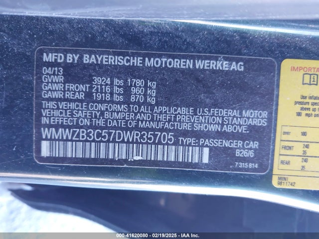 2013 MINI COUNTRYMAN WMWZB3C57DWR35705 Photo 8