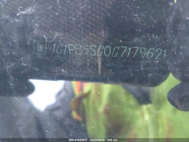 1G1PB5SG0G7179621 Chevrolet lwe - vvt, gme