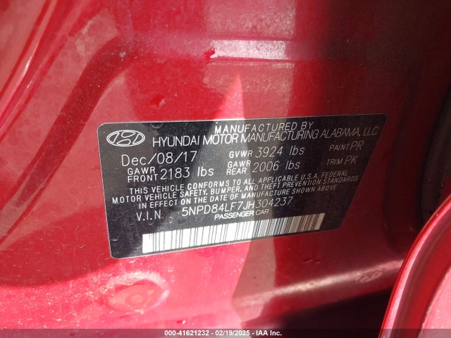 Hyundai Elantra Value Edition 2018 5NPD84LF7JH304237 Image 9