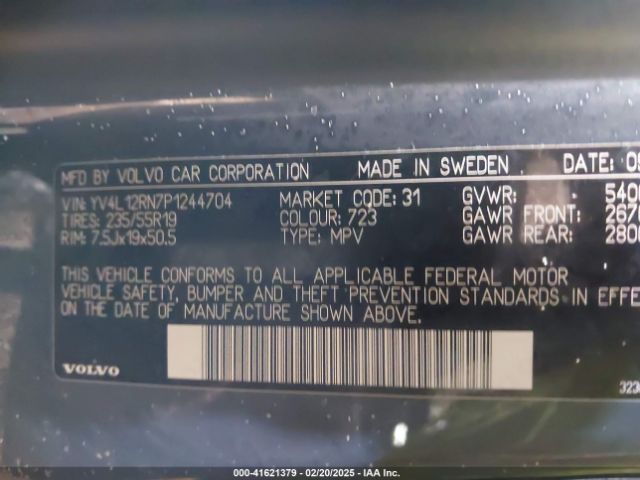 2023 VOLVO XC60 YV4L12RN7P1244704 Photo 8