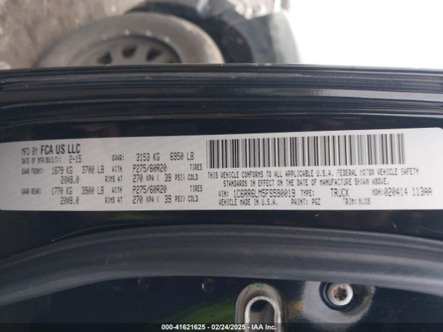 1C6RR6LM5FS590019 RAM 1500 Big Horn