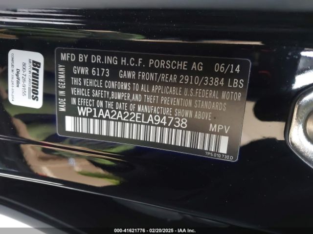 2014 PORSCHE CAYENNE WP1AA2A22ELA94738 Photo 8