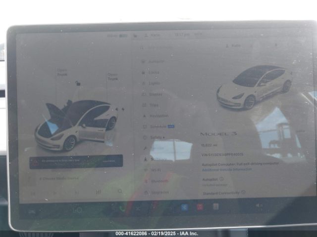 5YJ3E1EA9PF640015 Tesla Model 3 Rear-wheel Drive