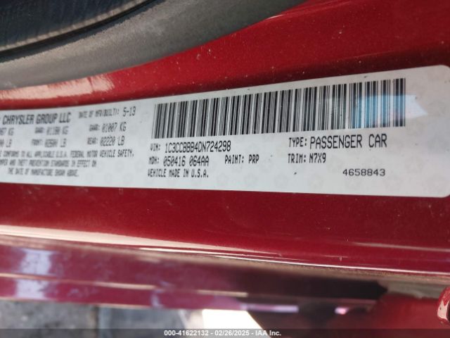 2013 CHRYSLER 200 1C3CCBBB4DN724298 Photo 8