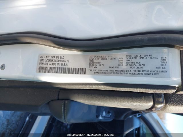 1C4RJKAG0P8100770 Jeep Grand Cherokee L Laredo 4x4