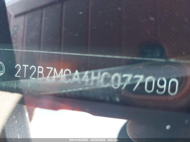 2T2BZMCA4HC077090 Lexus RX 350