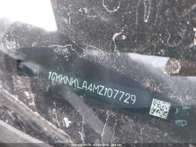 1GKKNKLA4MZ107729 GMC Acadia Fwd Sle