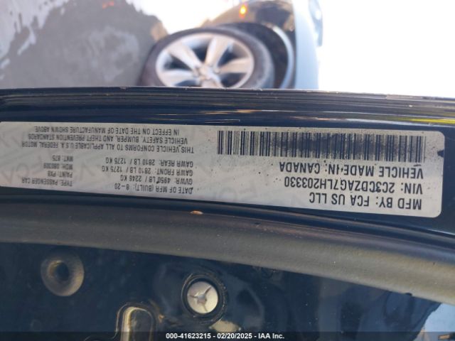 2C3CDZAG7LH203330 Dodge Challenger Sxt