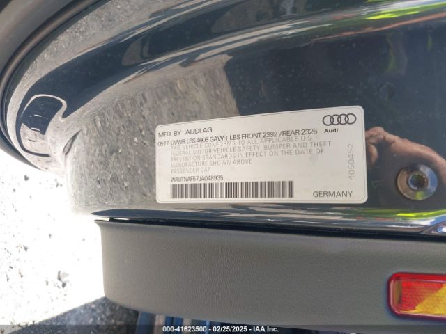 WAUTNAF57JA048935 Audi A5 2.0t Premium