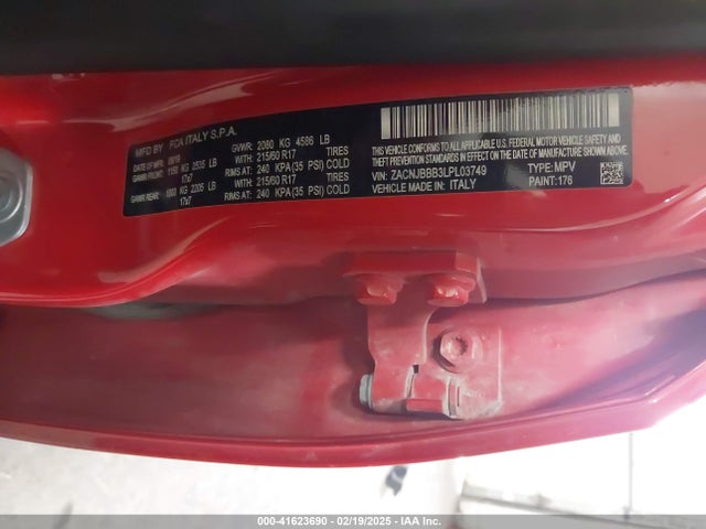 Jeep Renegade Latitude 4x4 2020 ZACNJBBB3LPL03749 Image 9