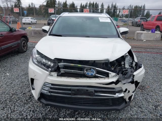 5TDDGRFH6KS075526 Toyota Highlander Hybrid Limited Platinum