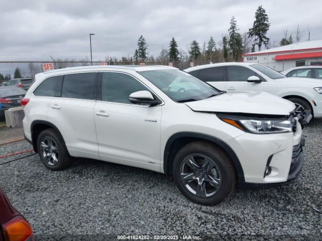 5TDDGRFH6KS075526 Toyota Highlander Hybrid Limited Platinum