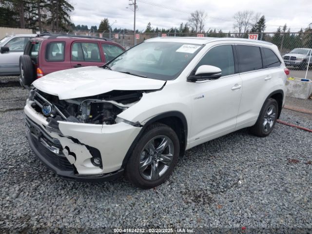 5TDDGRFH6KS075526 Toyota Highlander Hybrid Limited Platinum