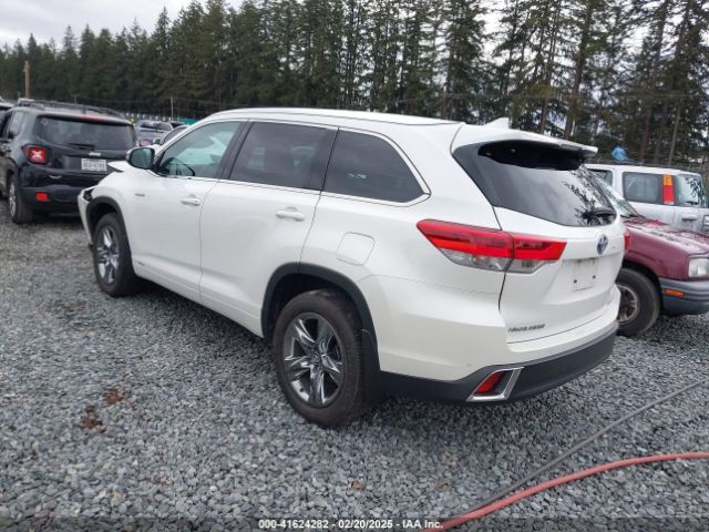 5TDDGRFH6KS075526 Toyota Highlander Hybrid Limited Platinum