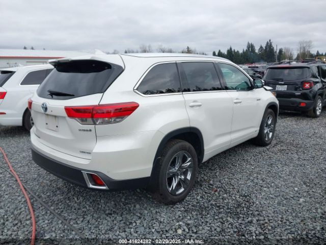 5TDDGRFH6KS075526 Toyota Highlander Hybrid Limited Platinum