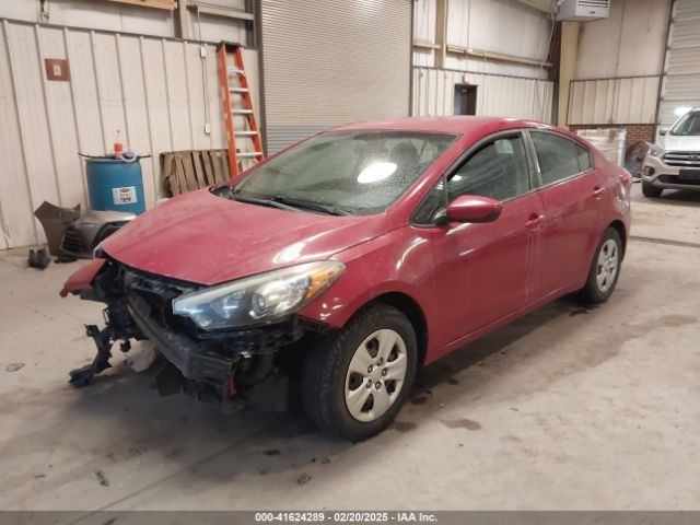 KNAFK4A63G5612296 KIA FORTE LX