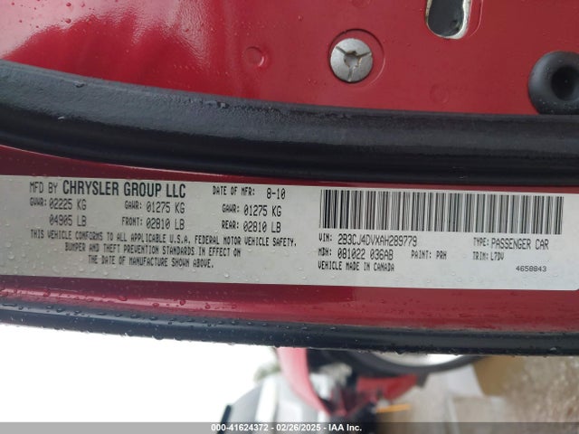 Продаж на аукціоні авто 2010 Dodge Challenger Se, vin: 2B3CJ4DVXAH289779, номер лоту: 41624372