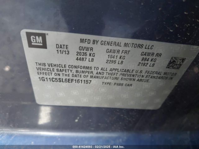 1G11C5SL6EF161157 Chevrolet MALIBU 1LT