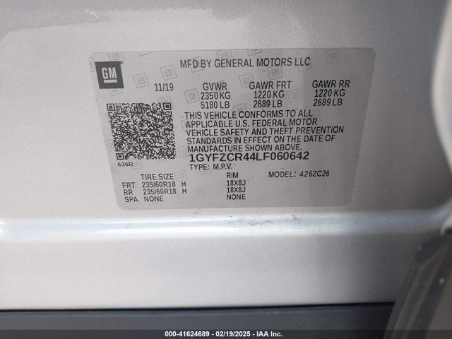 2020 CADILLAC XT4 1GYFZCR44LF060642 Photo 8