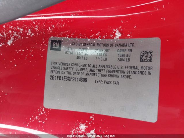 2G1FB1E3XF9114396 Chevrolet Camaro 2ls