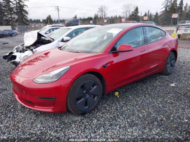 2022 TESLA MODEL 3 5YJ3E1EA2NF133745 Photo 1
