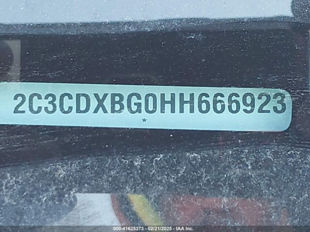 2C3CDXBG0HH666923 Dodge Charger Se Rwd