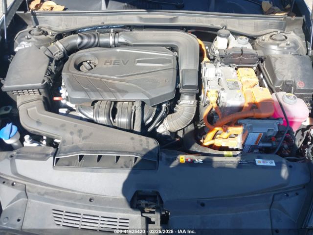 KMHL24JJ4PA055136 Hyundai Sonata Hybrid Blue