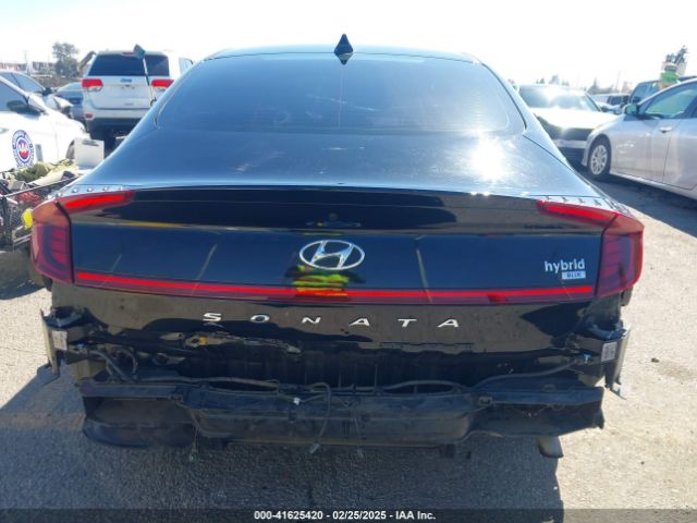 KMHL24JJ4PA055136 Hyundai Sonata Hybrid Blue